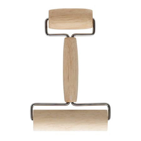 Harold Import Co Harold Import 7 in. L X 4.5 in. D Wood Double Dough Roller 43679